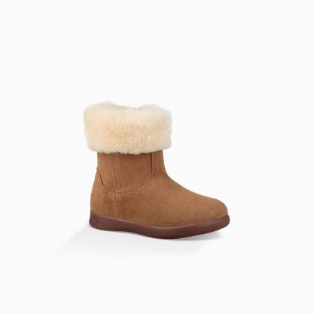 UGG Jorie II Brown Boots for Kids (QPIO97823)